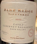 松树岭七窖赤霞珠红葡萄酒(Pine Ridge Winery Cave 7 Cabernet Sauvignon, Napa Valley, USA)