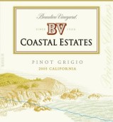 璞立酒莊海岸灰皮諾白葡萄酒(Beaulieu Vineyard BV Coastal Estates Pinot Grigio, California, USA)