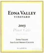 埃德娜灰皮諾干白葡萄酒(Edna Valley Vineyard Pinot Gris, Edna Valley, USA)