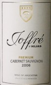 維納多斯若夫爾哈伊斯一級(jí)赤霞珠干紅葡萄酒(RJ Vinedos Joffre e Hijas Premium Cabernet Sauvignon, Uco Valley, Argentina)