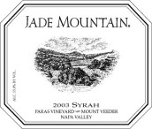 翡翠山帕拉園西拉干紅葡萄酒(Jade Mountain Paras Vineyard Syrah, Mount Veeder, USA)