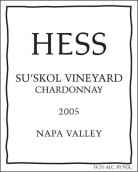 赫斯蘇斯科園霞多麗干白葡萄酒(Hess Su'skol Vineyard Chardonnay, Napa Valley, USA)