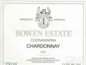 寶云霞多麗干白葡萄酒(Bowen Estate Chardonnay, Coonawarra, Australia)