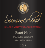 薩默蘭琴弓園黑皮諾紅葡萄酒(Summerland Winery Fiddlestix Vineyard Pinot Noir, Sta Rita Hills, USA)