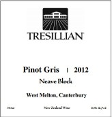 特雷斯利安灰皮諾干白葡萄酒（尼夫區(qū)）(Tresillian Wines Pinot Gris (Neave Block), West Melton, New Zealand)