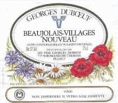 杜寶夫酒莊村莊級(jí)博若萊新酒(Georges Duboeuf Beaujolais Villages Nouveau, Beaujolais, France)