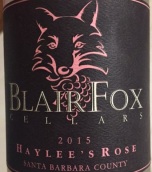 布萊爾狐海莉歌海娜-西拉混釀桃紅葡萄酒(Blair Fox Haylee's Grenache-Syrah Rose, Santa Barbara County, USA)