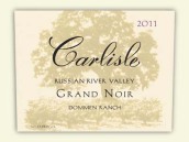 卡爾麗絲多門牧場黑格蘭干紅葡萄酒(Carlisle Dommen Ranch Grand Noir, Russian River Valley, USA)