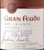 詩威特朱麗安格蘭富都陳釀干紅葡萄酒(Bodegas Julian Chivite Gran Feudo Crianza Tinto, Navarra, Spain)