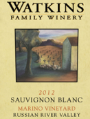 沃特金斯家族馬里諾園長相思干白葡萄酒(Watkins Family Winery Marino Vineyard Sauvignon Blanc, Russian River Valley, USA)