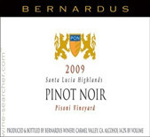 伯納德斯酒莊皮桑尼園黑皮諾紅葡萄酒(Bernardus Pisoni Vineyard Pinot Noir,  Santa Lucia Highlands, USA)