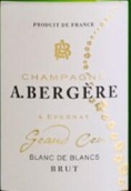 貝爵爾特釀特級園香檳(Champagne A. Bergere Cuvee Brut Grand Cru, Champagne, France)