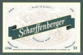 夏芬伯格白中白起泡酒(Scharffenberger Cellars Blanc de Blancs Brut, California, USA)