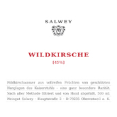 薩爾維酒莊龍椅頂級(jí)稀有野櫻桃白蘭地(Weingut Salwey Wildkirschwasser Top-Raritat Vom Kaiserstuhl, Baden, Germany)