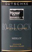 達(dá)其克酒莊80地塊梅洛紅葡萄酒(Dutschke 80 Block Merlot, Barossa Valley, Australia)