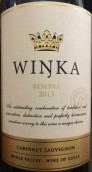 溫加酒莊珍藏赤霞珠干紅葡萄酒(Winka Reserva Cabernet Sauvignon, Maule Valley, Chile)