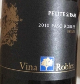 羅布爾斯酒莊小西拉紅葡萄酒(Vina Robles Estate Petite Sirah, Paso Robles, USA)