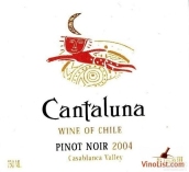 肯塔盧娜黑皮諾干紅葡萄酒(Vina Cantaluna Pinot Noir, Casablanca Valley, Chile)