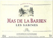 莎普蒂爾巴班-薩賓干紅葡萄酒(M. Chapoutier Mas de la Barben les Sabines, Coteaux du Languedoc, France)