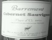 麓山酒庄赤霞珠干红葡萄酒(Barremont Cabernet Sauvignon Pays d'Oc France)