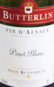 巴特靈白皮諾甜白葡萄酒(Domaine Butterlin Pinot Blanc, Alsace, France)