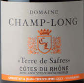 尚布龍莎弗雷斯干紅葡萄酒(Domaine Champ Long Terres de Safres, Cotes du Rhone, France)