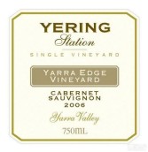 優(yōu)伶雅拉園赤霞珠紅葡萄酒(Yering Station Yarra Edge Vineyard Cabernet Sauvignon, Yarra Valley, Australia)