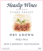 希斯利普菲力街區(qū)赤霞珠干紅葡萄酒(Heaslip Wines Philly's Block Cabernet Sauvignon, Clare Valley, Australia)