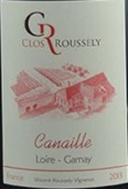 夫斯理顽童佳美干红葡萄酒(Domaine du Clos Roussely Canaille Gamay, Touraine, France)