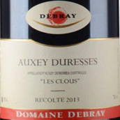 戴布雷酒莊克羅斯（歐克塞-迪雷斯村）紅葡萄酒(Domaine Debray Les Clous, Auxey-Duresses, France)