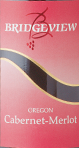 橋景精選赤霞珠-梅洛混釀干紅葡萄酒(Bridgeview Winery Premium Cabernent Sauvignon-Merlot, Oregon, USA)