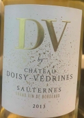 多西韋德喜酒莊迪威貴腐甜白葡萄酒(DV By Chateau Doisy-Vedrines, Sauternes, France)