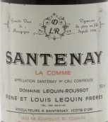 勒坎·卢梭酒庄科美（桑特奈一级园）红葡萄酒(Domaine Lequin-Roussot La Comme, Santenay 1er Cru, France)