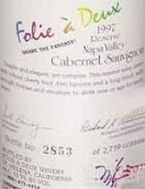 Folie a Deux Reserve Cabernet Sauvignon, Napa Valley,USA