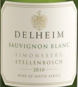 徳翰姆長相思干白葡萄酒(Delheim Sauvignon Blanc, Stellenbosch, South Africa)