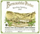 塔尼史班卡斯特勒雷司令遲摘白葡萄酒(Weingut Wwe. Dr. H. Thanisch Erben Thanisch Berncasteler Doctor Riesling Spatlese, Mosel, Germany)