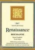 復(fù)興瑚珊干白葡萄酒(Renaissance Roussanne, North Yuba, USA)