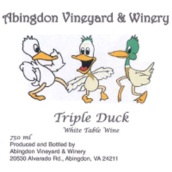 阿賓頓三只鴨子甜白葡萄酒(Abingdon Triple Duck White, Virginia, USA)