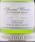 斯普林菲爾德特釀長相思干白葡萄酒(Springfield Estate Special Cuvee Sauvignon Blanc, Robertson, South Africa)