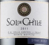 智利陽光酒莊西拉-梅洛紅葡萄酒(Sol de Chile Syrah Merlot, Maule Valley, Chile)