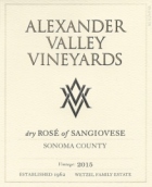 亞歷山大谷干玫瑰桑嬌維塞桃紅葡萄酒(Alexander Valley Vineyards Dry Rose of Sangiovese, Sonoma County, USA)