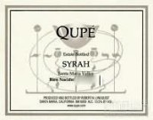 曲佩納西多園西拉干紅葡萄酒(Qupe Bien Nacido Vineyard Syrah, Santa Maria Valley, USA)