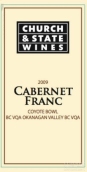 教會(huì)卡優(yōu)特園品麗珠干紅葡萄酒(Church & State Wines Coyote Bowl Vineyard Cabernet Franc, Okanagan Valley, Canada)