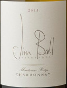 吉姆·鮑爾酒莊簽名霞多麗干白葡萄酒(Jim Ball Vineyards Signature Chardonnay, Mendocino Ridge, USA)