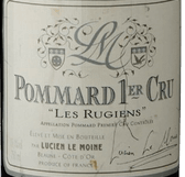 路西安僧侶酒莊洛吉恩（?，斠患増@）紅葡萄酒(Lucien Le Moine Les Rugiens, Pommard Premier Cru, France)