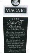 Macari Block E Chardonnay, North Fork of Long Island, USA