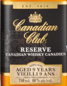 加拿大俱樂部珍藏加拿大威士忌(Canadian Club Reserve Canadian Whisky, Ontario, Canada)