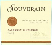 蘇維雷蘇木樂園赤霞珠干紅葡萄酒(Chateau Souverain Stuhlmuller Vineyard Cabernet Sauvignon, Alexander Valley, USA)