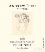 安德魯里奇為巴蒂黑皮諾干紅葡萄酒(Andrew Rich Vintner Verbatim Pinot Noir, Willamette Valley, USA)