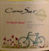 柯諾蘇酒莊有機長相思白葡萄酒(Cono Sur Organic Sauvignon Blanc, San Antonio Valley, Chile)